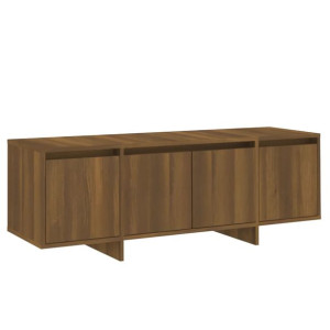 Szafka pod TV, brązowy dąb, 120x30x40,5 cm, płyta wiórowa