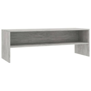 Szafka pod TV, betonowy szary, 120 x 40 x 40 cm, płyta wiórowa