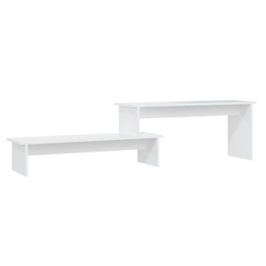 Szafka pod TV, biała, 180x30x43 cm, materiał drewnopochodny