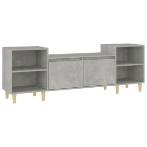 Szafka pod TV, szarość betonu, 160x35x55 cm