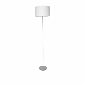 Casino lampa stojąca biała chrom ML6376 Milagro