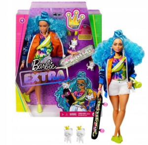 Barbie Extra Modna Lalka + Kotki Mattel GRN30