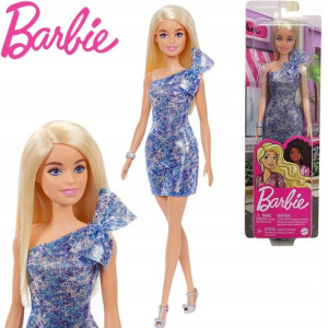 Barbie Glitz Lalka Błyszcząca sukienka GRB32 Matte