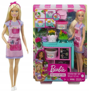 Barbie Kwiaciarnia Zestaw z Lalką GTN58 Mattel