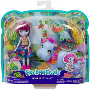 Enchantimals Lalka Hedda Hippo i Lake Mattel GFN56