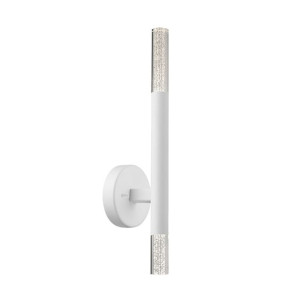 Kinkiet One 2 punktowy LED biały W0461-02E-S8S8 - Zuma Line