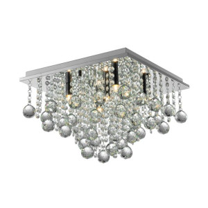 Rangel lampa sufitowa z kryształkami chrom RLX92711-5 - Zuma Line