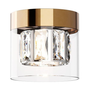 Gem lampa sufitowa 1 punktowa złota C0389-01A-F7AC - Zuma Line