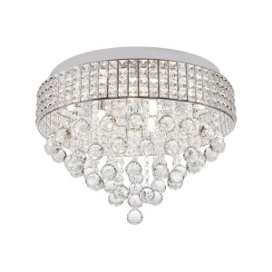 Capri lampa sufitowa 6 punktowa srebrna 19027-M - Zuma Line