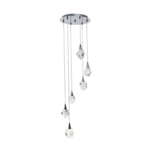 Ore lampa wisząca srebrna LED 3000K P0531-06C-B5AC Zuma Line