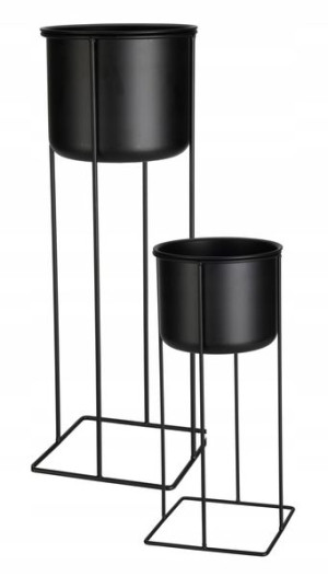 Kwietnik Stojący Ozdobny Metalowy Na Kwiaty 58cm