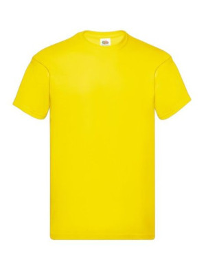 Fruit of the Loom Koszulka męska Original żółty (K2) XL