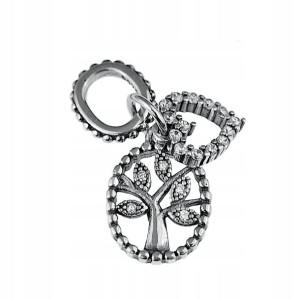 Zawieszka Charms Drzewo Miłość Rodzina Pr.925