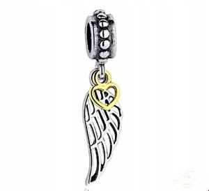 Zawieszka Charms Skrzydło Miłość Pr.925