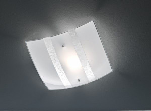 Nikosia lampa sufitowa biało srebrna 608700189 Trio