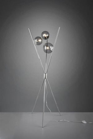 Lance lampa podłogowa srebrna 403400354 Trio