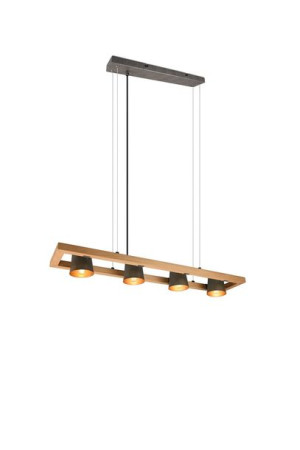 Bell lampa wisząca srebrna 301900467 Trio