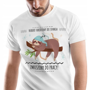 T-Shirt Męski Dla Huberta Koszulka S Prezent