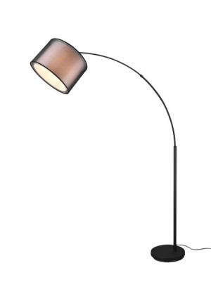 Burton lampa podłogowa czarna 411490132 Trio