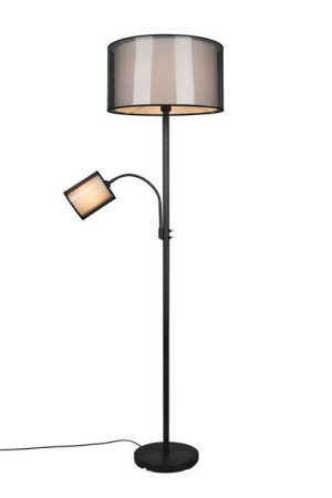 Burton lampa podłogowa czarna 411400232 Trio