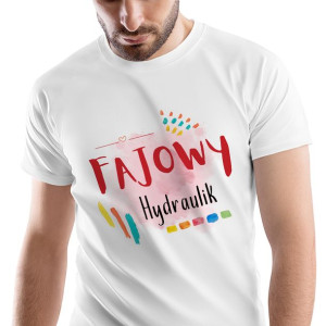 T-Shirt Męski Dla Hydraulika na Urodziny S Prezent