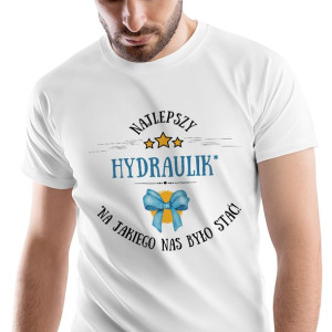 T-Shirt Męski Dla Hydraulika na Urodziny S Prezent