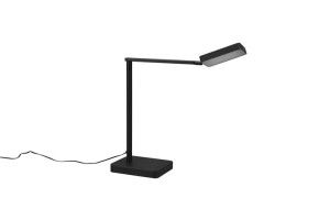 Pavia lampka stołowa czarna LED ruchoma ściemnialna 570310132 Trio