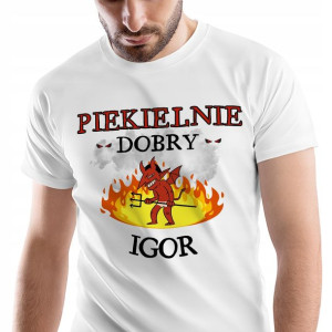 T-Shirt Męski Dla Igora Koszulka L Prezent
