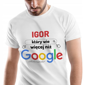 T-Shirt Męski Dla Igora Koszulka XXL Prezent