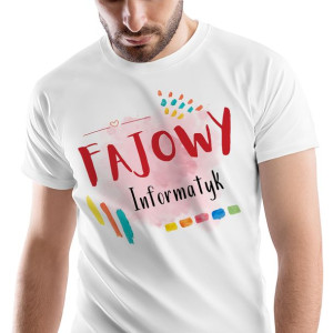 T-Shirt Męski Dla Informatyka Koszulka M Prezent