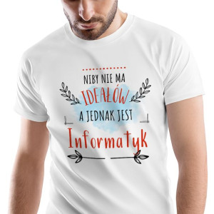 T-Shirt Męski Dla Informatyka Urodziny L Prezent