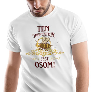 T-Shirt Męski Dla Inspektora Koszulka XXL Prezent