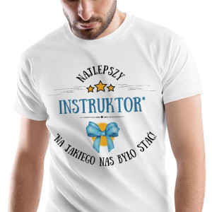 T-Shirt Męski Dla Instruktora Koszulka XXL Prezent