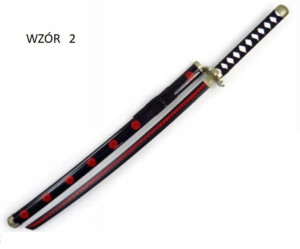 Miecz Samurajski Katana Z Pochwą, Drewno + Abs, 102Cm (Wzór 2)