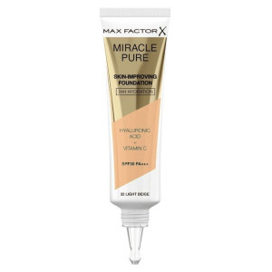 Max Factor Miracle Pure, podkład do skóry, SPF 30, 32 LIGHT BEIGE, 30 ml