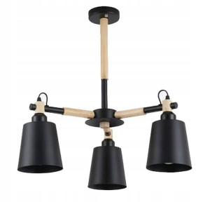 Lampa Sufitowa Wisząca Retro Loft Czarna