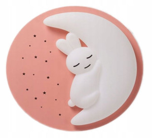 Plafon Led Lampa Sufitowa Duża Pink White Pilot