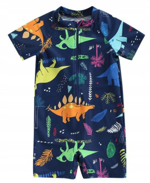 Strój Kąpielowy Dinozaury Ochrona Uv Upf50+ 6-12 M