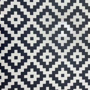 Tapety Tapeta Geometryczna Czarno-biała Winyl