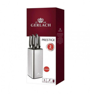 Gerlach.zestaw Noży W Bloku 5szt. Prest
