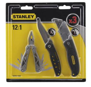Stanley Multitool Multinarzędzie 12w1 + 2 X Nóż Składany