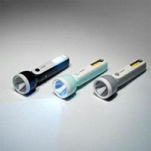 Tiross Latarka Ładowalna 3w Led+1w Cob
