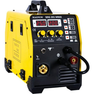 Półautomat Inwerter Magnum Mig 201 Mma 230v, 200a/60%, Mb15/3, Mmar, Gp25