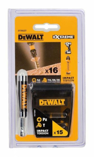 Dewalt Zestaw Końcówek 16cz. Torsion