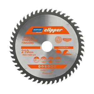Norton Piła Tarczowa 210mm X 30mm X 48z Drewno I Kompozyty Atb (2,8 / 1,8)
