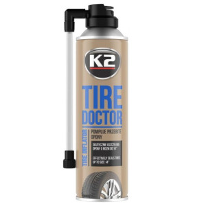 K2 Tire Doctor Spray Do Pompowania Przebitych Opon 400ml