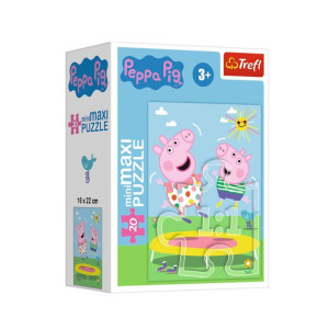 Puzzle Minimaxi Beztroski Dzień Peppy 2 20el Trefl