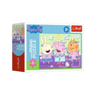 Puzzle Minimaxi Beztroski Dzień Peppy 3 20el Trefl