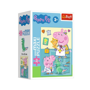 Puzzle Minimaxi Beztroski Dzień Peppy 4 20el Trefl