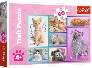 Puzzle  Słodkie Kociaki 60 elementów Trefl